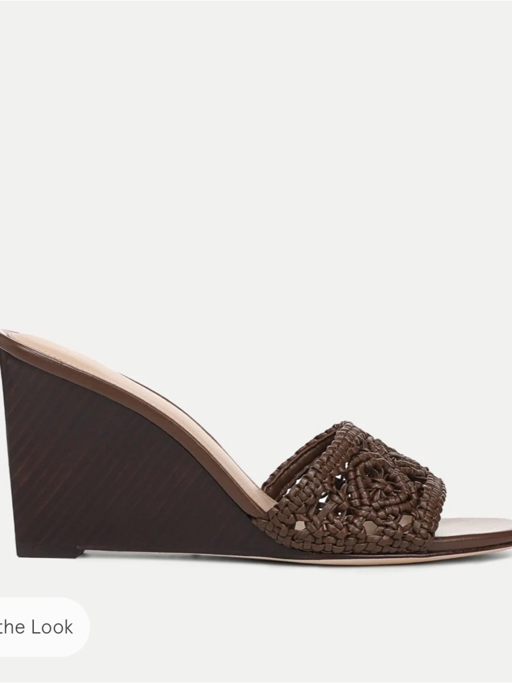 Veronica Beard Macrame Woven Leather Slide Mules - Picture 4 of 4